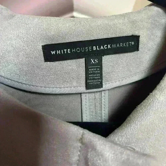 NWOT - WHBM grey blazer jacket, size XS - Picture 2 of 5